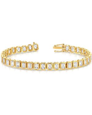Carbon & Hyde 8.8ct Ns Nova Yellow Gold Tennis Bracelet - White