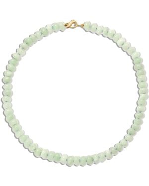 Adina Reyter Matcha Latte Gemstone Necklace - Metallic