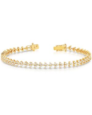 Carbon & Hyde Mini Poppy Diamond Yellow Gold Bracelet - Metallic