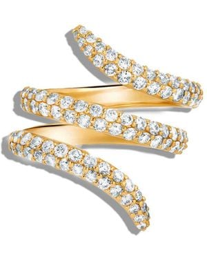 Carbon & Hyde Xl Viper Diamond Yellow Gold Ring - White