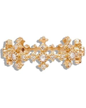 Sethi Couture Arya Diamond Yellow Gold Band - White