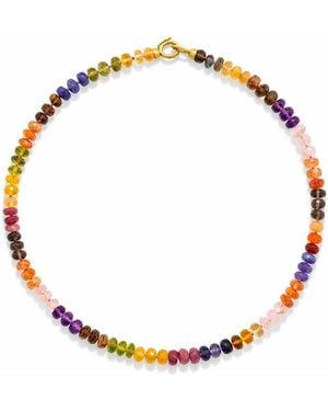 Irene Neuwirth Gemmy Gem One-of-a-kind Beaded Yellow Gold Necklace - Metallic