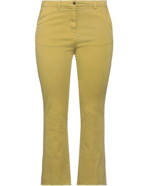 White Sand Pants - Yellow