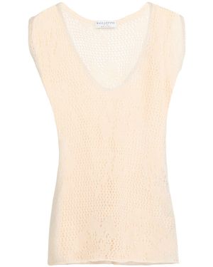 Ballantyne Cream Sweater Linen - Natural