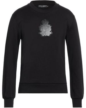 Dolce & Gabbana Sweatshirt Cotton - Black
