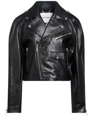 Halfboy Jacket Cow Leather - Black