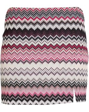 Missoni Mini Skirt - Purple