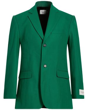 Maison Kitsuné Blazer Recycled Polyester, Virgin Wool - Green