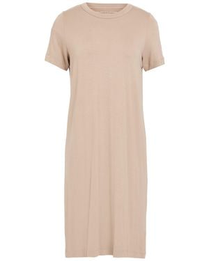 Majestic Filatures Sand Midi Dress Linen, Elastane - Natural