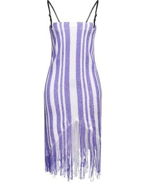 JW Anderson Cerulean Blue Cotton Dress | Lyst