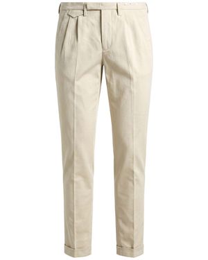 L.B.M. 1911 Cream Trousers Cotton, Elastane - Natural