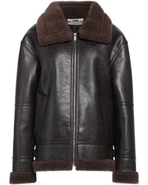 LVIR Shearling- & Kunstfell - Schwarz