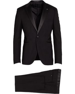 Tagliatore Suit Viscose, Silk, Elastane - Black