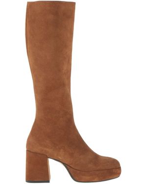 MAISON RARÒ Tan Boot Leather - Brown