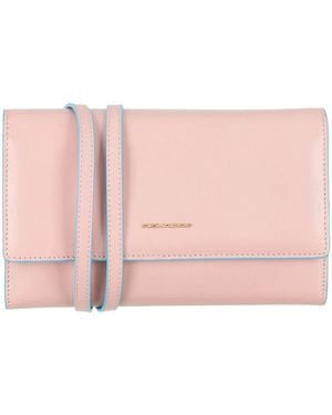 Piquadro Portafoglio Con Tracolla - Rosa