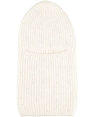 Fabiana Filippi Hat Virgin Wool, Silk, Cashmere, Alpaca Wool, Polyester - White