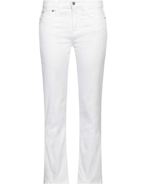 Roy Rogers Trousers Cotton, Lyocell, Elastane - White