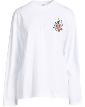 MSGM Camiseta - Blanco