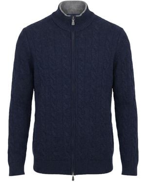 Barba Napoli Cardigans - Blue