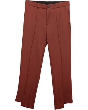 Berwich Brick Pants Polyester, Virgin Wool, Elastane - Red