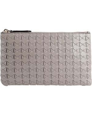 Serapian Pouch Soft Leather - Gray