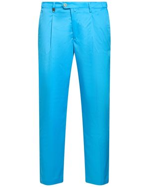 Barbati Azure Pants Cotton, Polyamide, Elastane - Blue