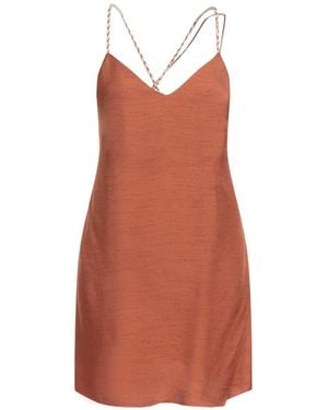 Maliparmi Mini Dress - Brown