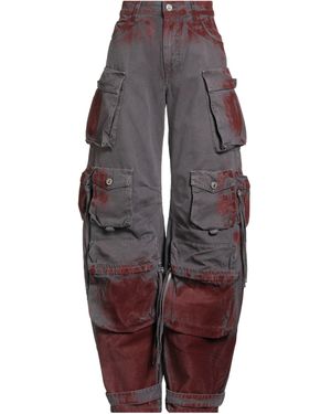 THE BIG WHITE BLUE Pants Cotton - Gray