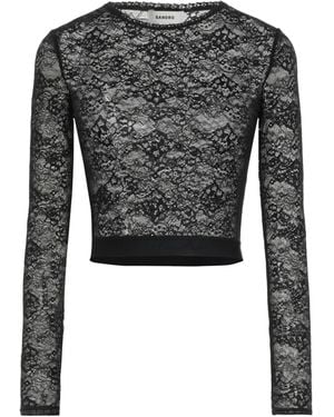 Sandro Top Polyamide, Elastane, Polyester - Black