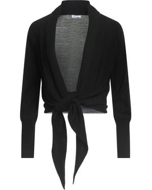 Rossopuro Wickelpullover - Schwarz