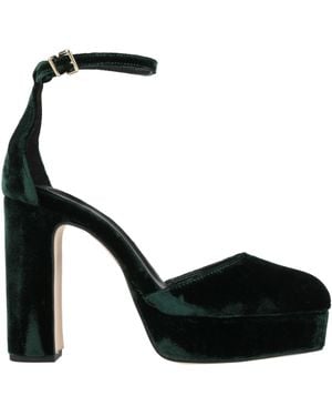 Pedro Miralles Dark Pumps Textile Fibers - Black