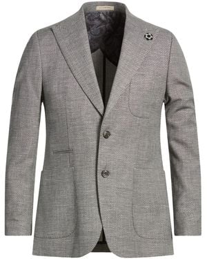 SUIT SARTORIA Light Blazer Pes, Viscose, Linen, Elastane - Grey