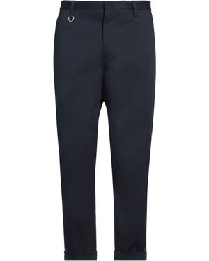 Paolo Pecora Midnight Trousers Cotton, Elastane - Blue