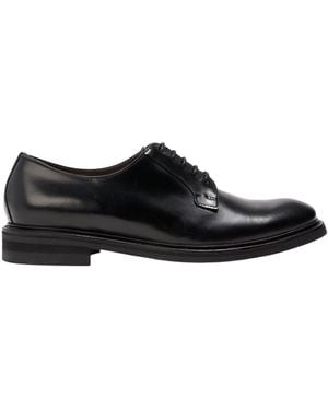 Seboy's Lace-Up Shoes Leather - Black