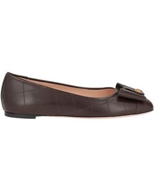 Bally Ballet Flats Calfskin - Brown