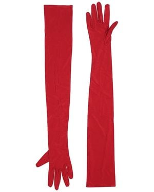 Alexandre Vauthier Gloves Viscose, Elastane - Red