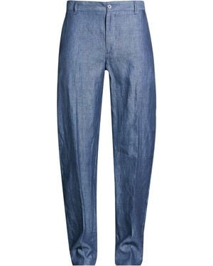 Isaia Trousers - Blue