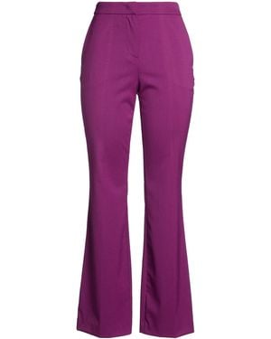 Lardini Pants Polyester, Wool, Elastane - Purple