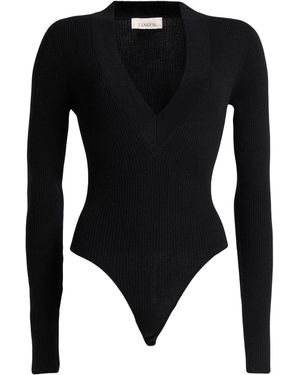 Laneus Bodysuit Merino Wool, Cashmere, Lycra - Black