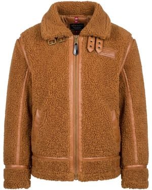 Alpha Industries Shearling & Teddy - Brown