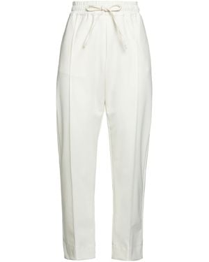 Cruna Pants Polyester, Virgin Wool, Elastane - White