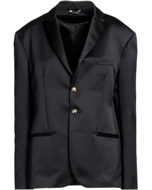 Roberto Cavalli Blazer Polyester, Cotton - Black