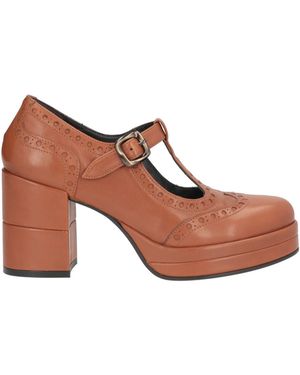 Pons Quintana Camel Pumps Calfskin - Brown