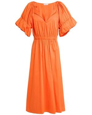 Patrizia Pepe Midi Dress - Orange