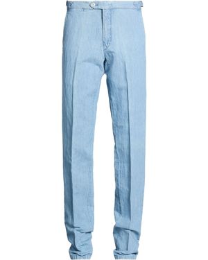 Valentini Pants Cotton, Linen - Blue