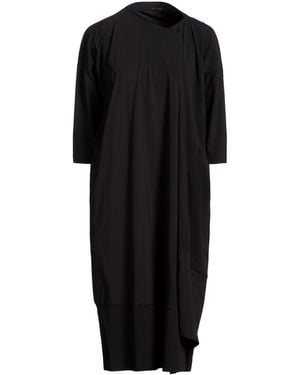High Midi Dress Nylon, Elastane - Black