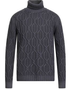 PT Torino Turtleneck Virgin Wool, Cashmere - Blue