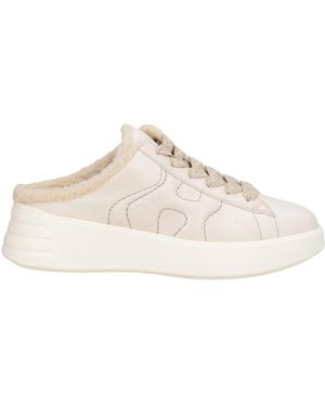 Hogan Trainers Leather - Natural