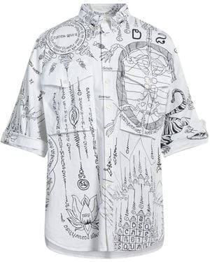 DSquared² Shirt Cotton, Elastane - White