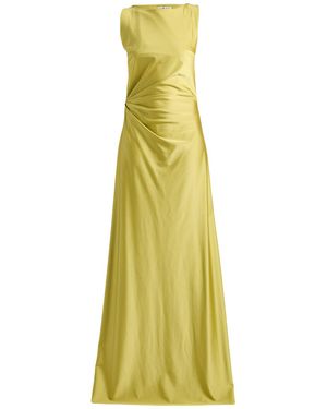 La Petite Robe Di Chiara Boni Lime Maxi Dress Polyamide, Elastane - Yellow